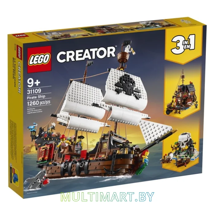 Конструктор LEGO Creator 31109 Пиратский корабль